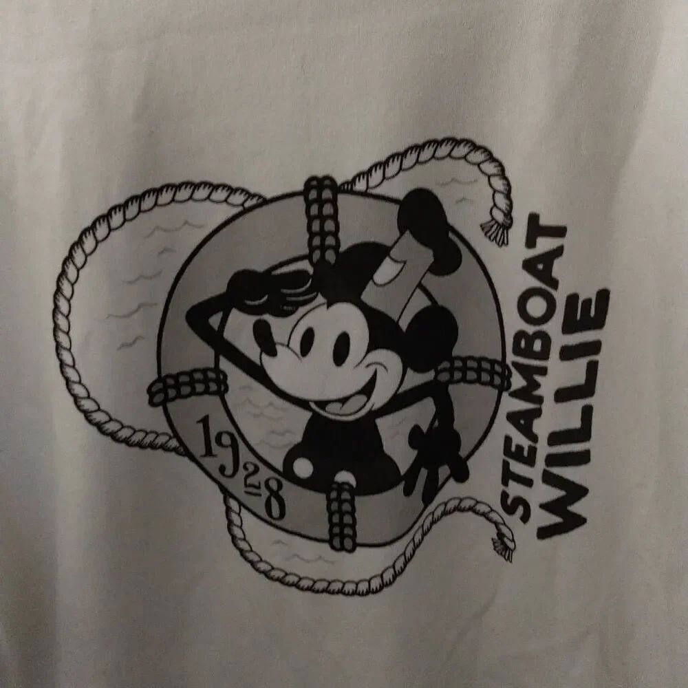 Steamboat Willie Hoodie NWOT Large by Gildan